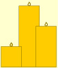 3 Inch Wide Pillar Candles