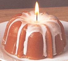 Bundt Cake Candles